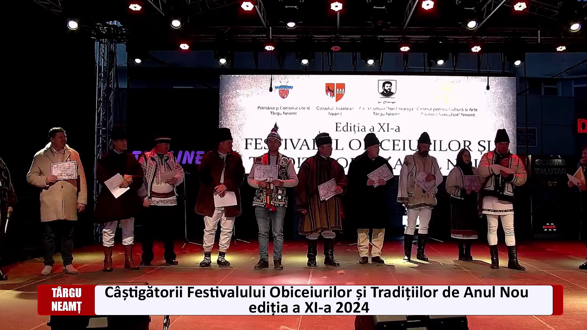 Câștigătorii Festivalului Obiceiurilor și Tradițiilor de Anul Nou ediția a XI-a 2024